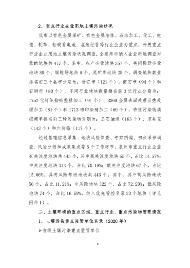 030214562712_0泉州2_11.png 泉州市“十四五”土壤污染防治规划(图8)