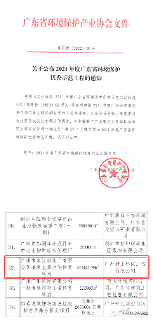 广州市珠江机床厂有限公司地块土壤污染修复项目获评广东省环境保护优秀示范工程