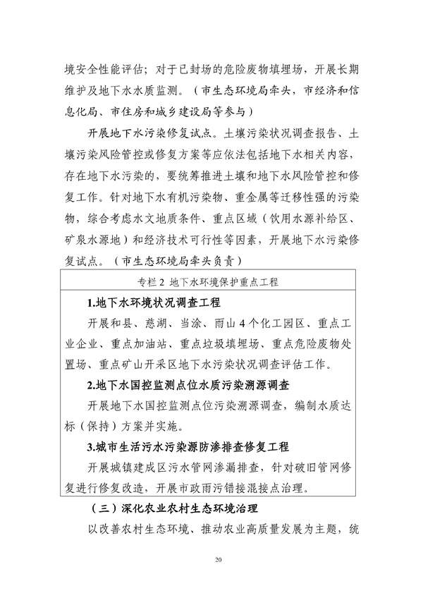 马鞍山市“十四五”土壤、地下水和农村生态环境保护规划(征求意见稿)_211_23.jpg 马鞍山市“十四五”土壤、地下水和农村生态环境保护规划(征求意见稿)发布!(图21)