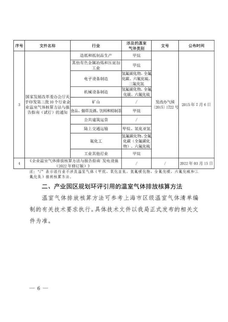 上海市建设项目环评和产业园区规划环评碳排放评价编制技术要求(图3)
