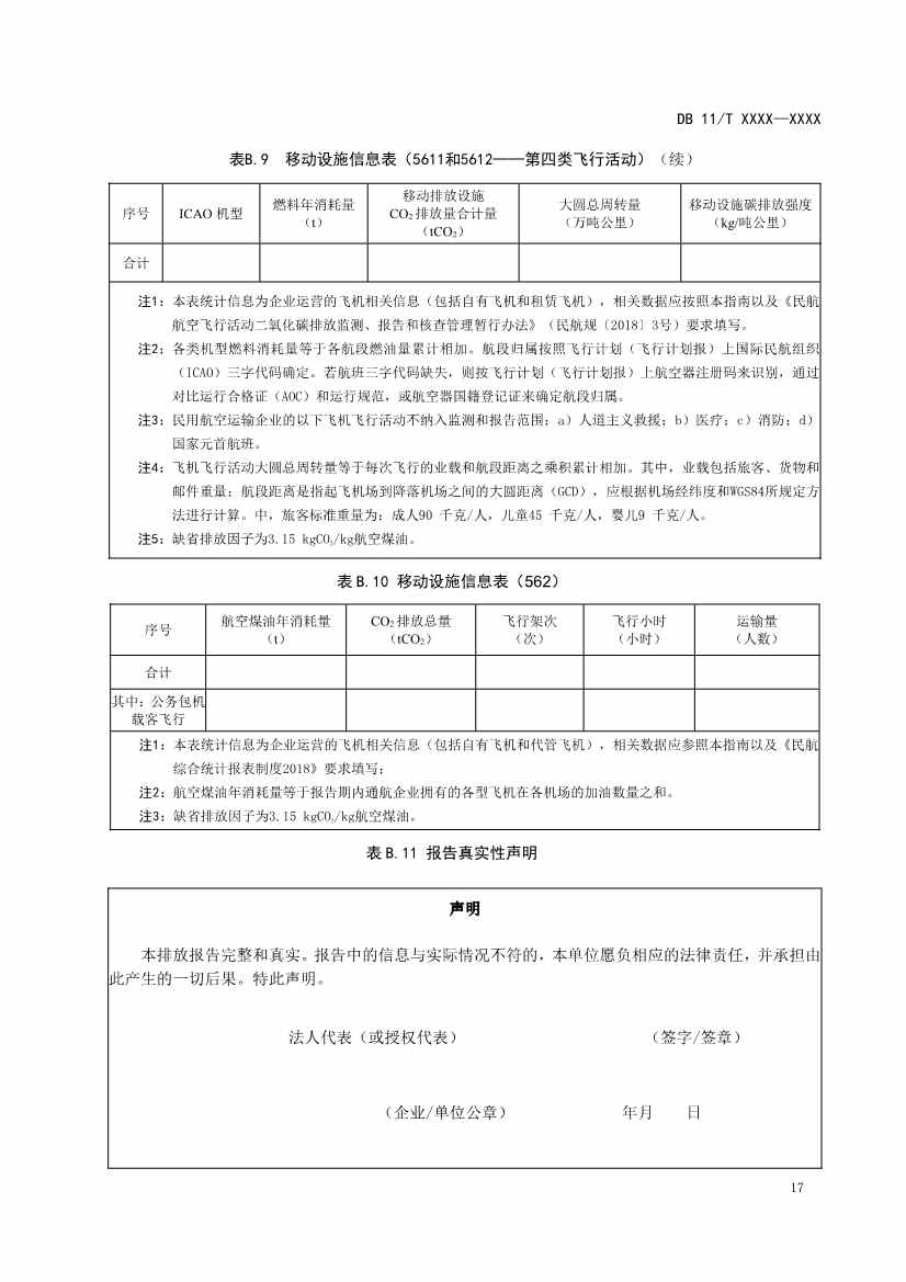 北京市新地标《二氧化碳排放核算和报告要求 民用航空运输业》公开征求意见！(图20)