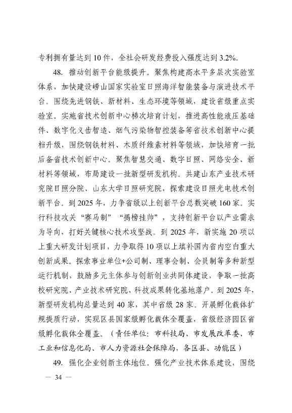 日照市深化新旧动能转换推动绿色低碳高质量发展三年行动计划（2023—2025年）(图34)