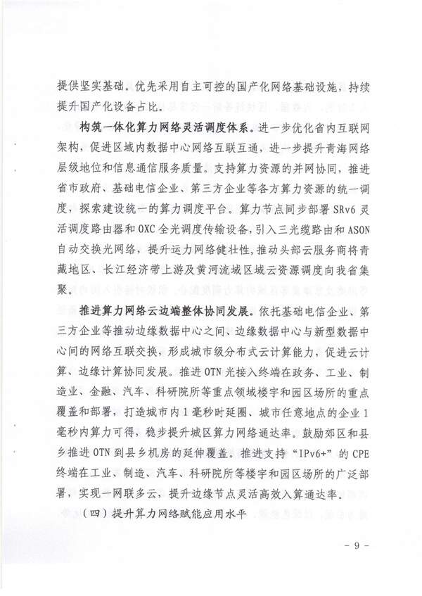 青海省《绿色零碳算力网络建设行动计划（2023-2025年）》(图9)