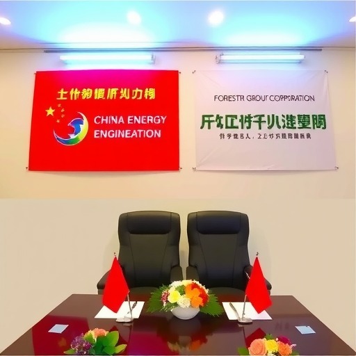 中林集团竹缠绕固碳储碳复合材料亮相服贸会