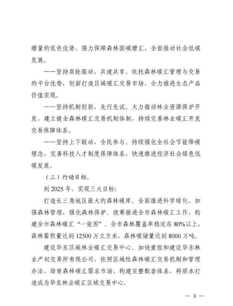 浙江丽水市发布《森林碳汇丽水行动方案（2022-2025年）》(图3)