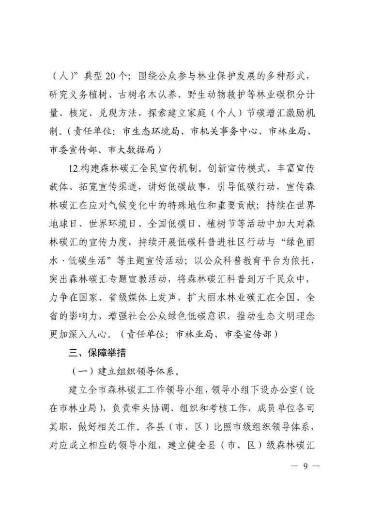 浙江丽水市发布《森林碳汇丽水行动方案（2022-2025年）》(图9)