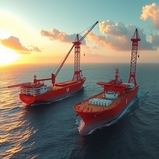 “乌东德”号、“白鹤滩”号海上风电施工船这对CP双双开工