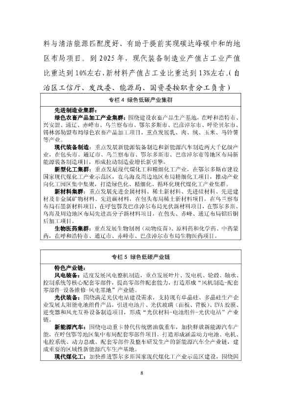 《内蒙古自治区工业领域碳达峰实施方案》正式发布！(图9)