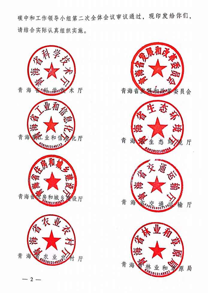 《科技支撑引领青海碳达峰碳中和实施方案》公布！(图2)