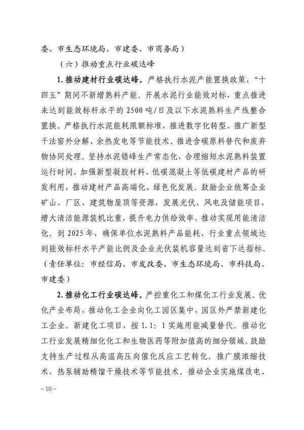 杭州市工业领域碳达峰实施方案印发！(图10)