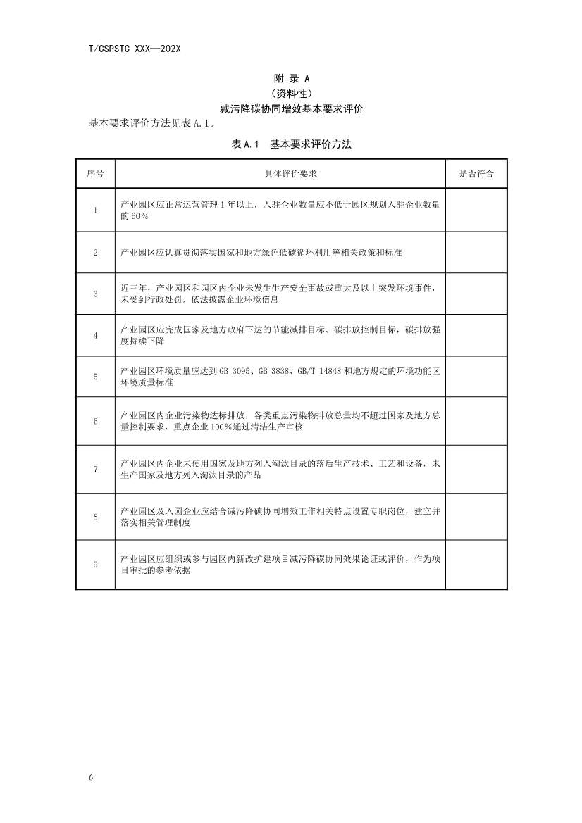 中国科技产业化促进会团体标准《产业园区减污降碳协同增效绩效评价指南（征求意见稿）》(图10)