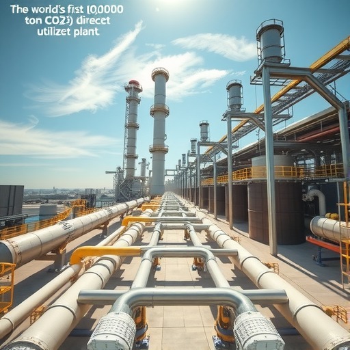 全球首座万吨级二氧化碳直接利用工业实验示范工厂投产(图1)