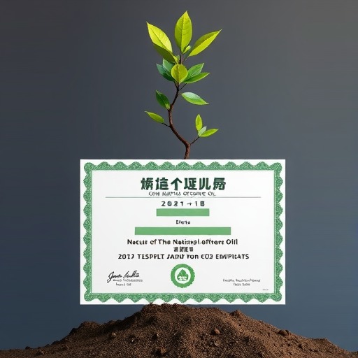 中国海油完成首笔绿证交易 减少二氧化碳排放超过3000吨(图1)