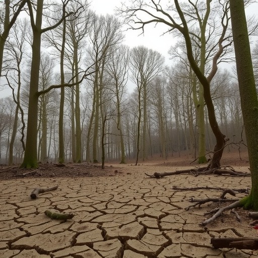 数据显示气候变化导致法国森林碳汇量显著下降(图1)