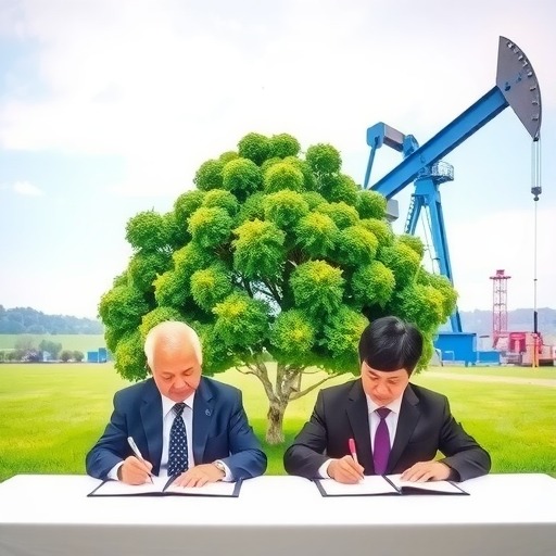 吉林省生态环境厅与中国石油吉林油田公司签订战略合作框架协议(图1)