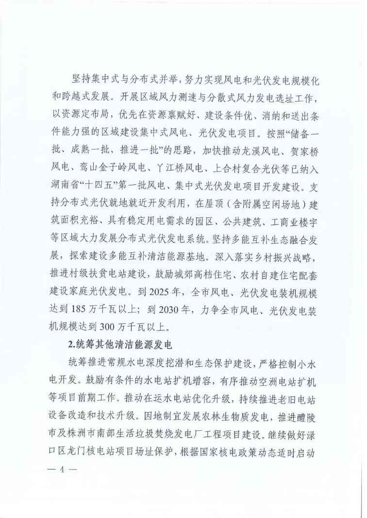 《株洲市能源领域碳达峰实施方案》印发！(图4)