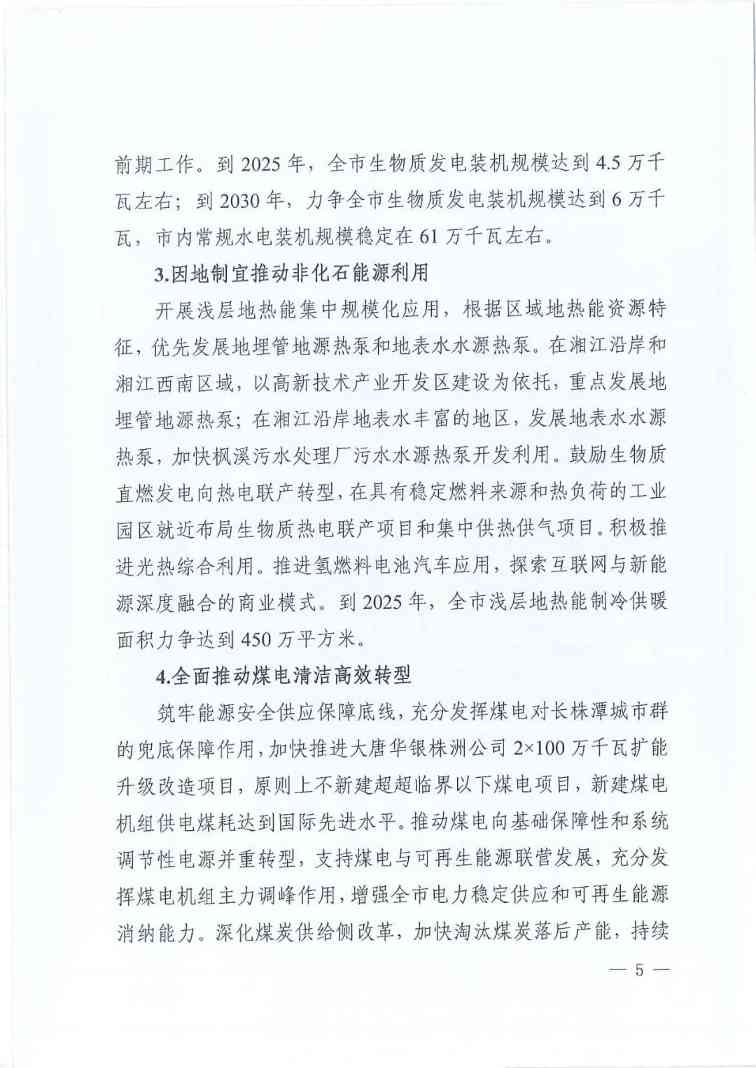 《株洲市能源领域碳达峰实施方案》印发！(图5)