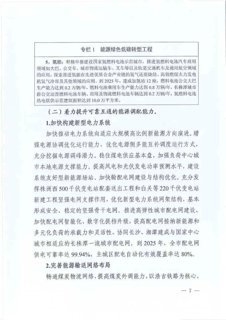 《株洲市能源领域碳达峰实施方案》印发！(图7)