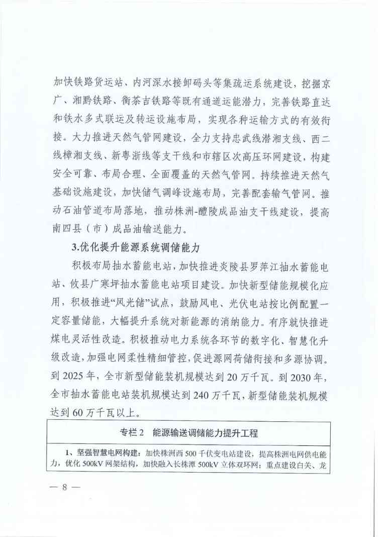 《株洲市能源领域碳达峰实施方案》印发！(图8)