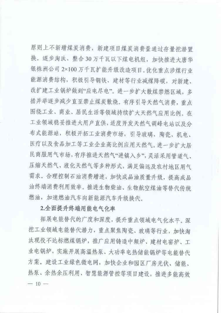 《株洲市能源领域碳达峰实施方案》印发！(图10)