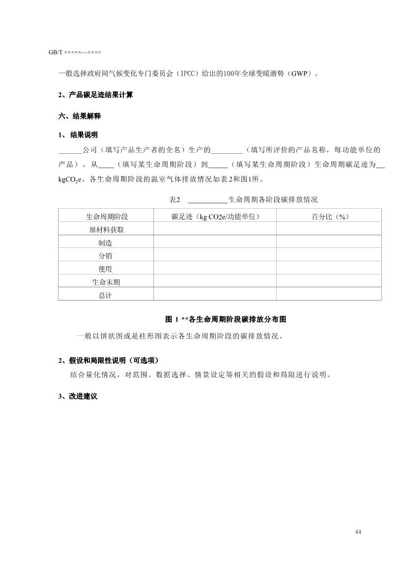 国家标准《温室气体 产品碳足迹 量化要求和指南》（征求意见稿）(图48)