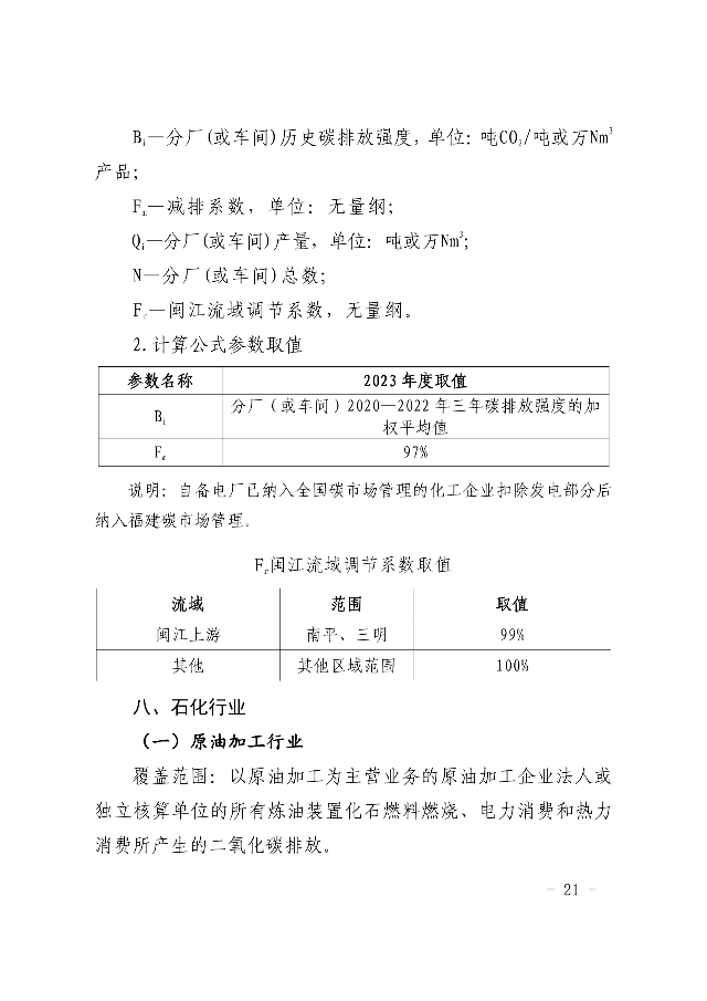 福建省2023年度碳排放配额分配实施方案（征求意见稿）(图20)