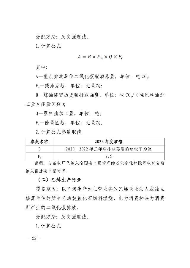 福建省2023年度碳排放配额分配实施方案（征求意见稿）(图21)