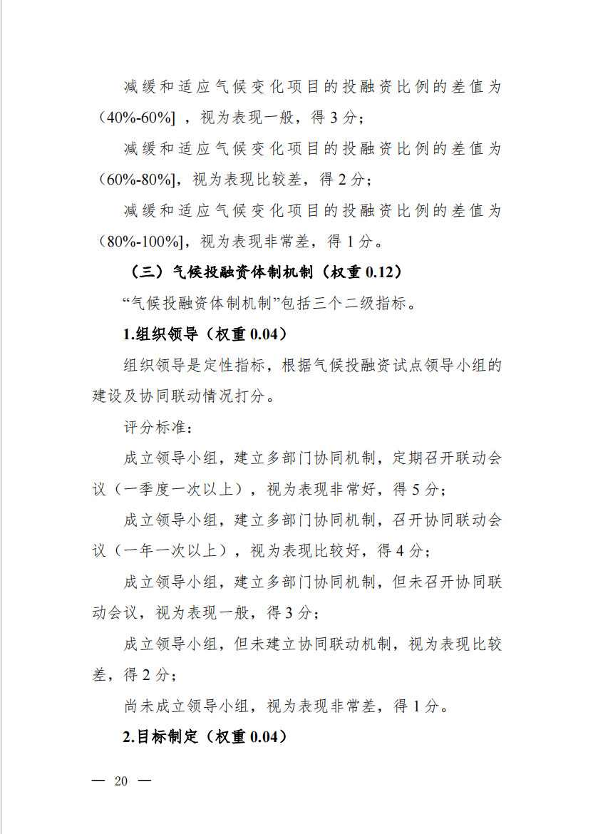 九部门印发《气候投融资试点成效评估方案》(图18)