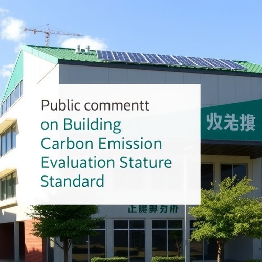 《建筑碳排放评价标准》团体标准公开征求意见！