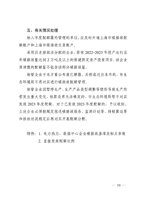 《上海市2023年度碳排放配额分配方案》发布(图8)