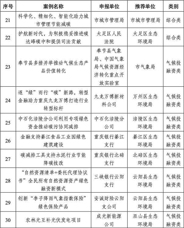 重庆市2024年度绿色低碳典型案例公布！(图4)